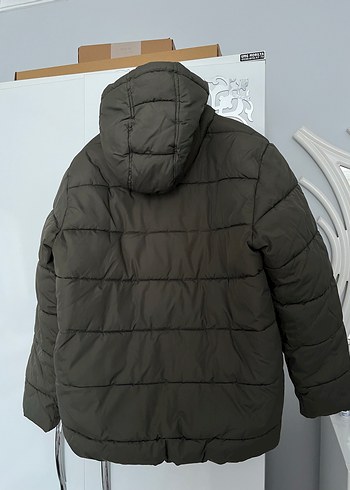 11-12 Yaş Beden haki Renk Haki erkek çocuk mont