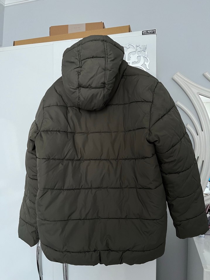 Haki erkek çocuk mont - Görsel 3