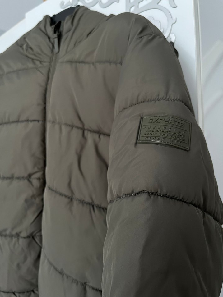 Haki erkek çocuk mont - Görsel 2