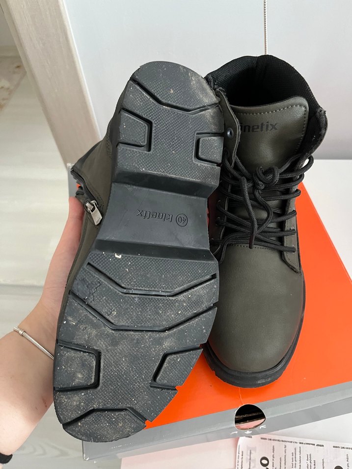 Desenli haki Erkek çocuk Street Style Bot - Görsel 4