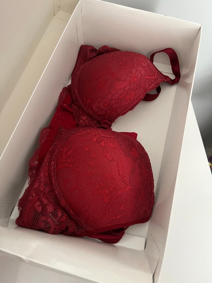 Bordo Bohem Mini Sütyen - Görsel 2