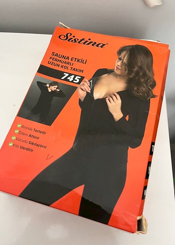 Sistina Fermuarlı Uzun Kollu Siyah Korset - Görsel 2