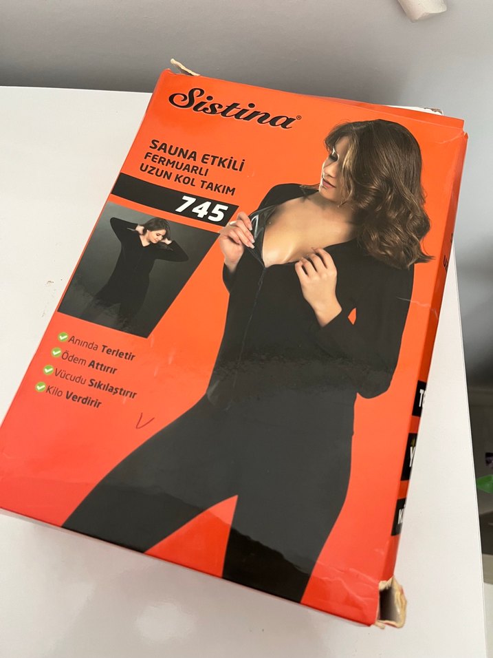 Sistina Fermuarlı Uzun Kollu Siyah Korset - Görsel 2