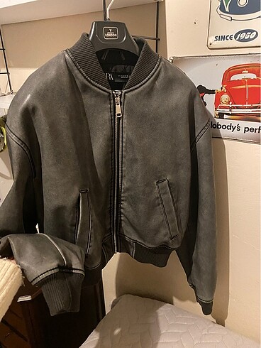 Zara Bomber model deri ceket