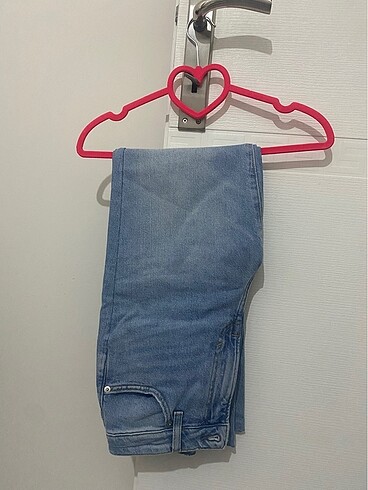 36 Beden mavi Renk h&m ultra yüksek bel mom jean