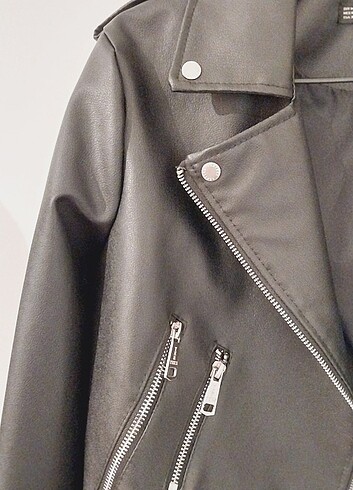 Diğer Siyah deri ceket