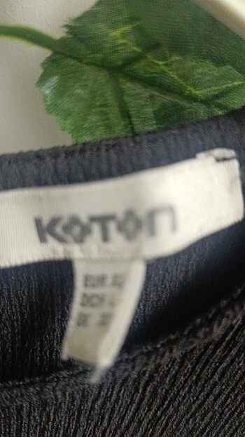 Balon kollu siyah bluz - Görsel 3