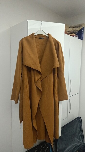 Kahverengi trençkot - Görsel 2