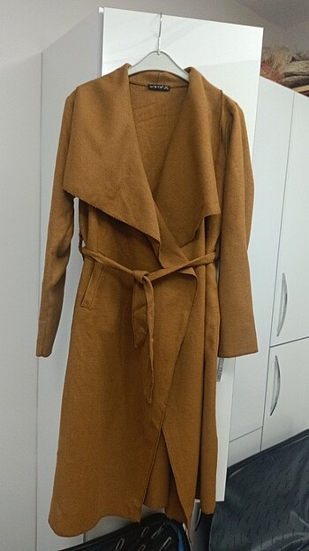 Kahverengi trençkot - Görsel 6