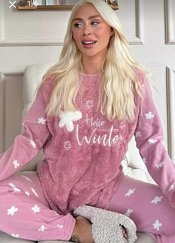 Peluş pijama takımı