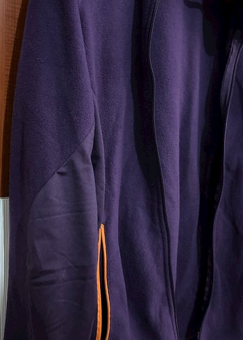 Mor Fermuarlı kadın Polar - Görsel 3