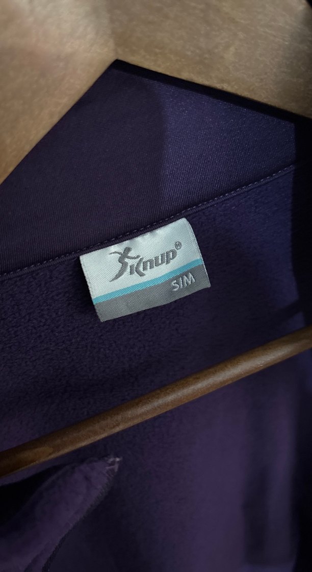 Mor Fermuarlı kadın Polar - Görsel 2