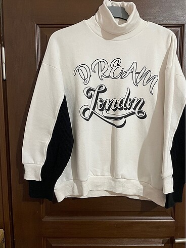 l Beden beyaz Renk Oversize tasarım sweat
