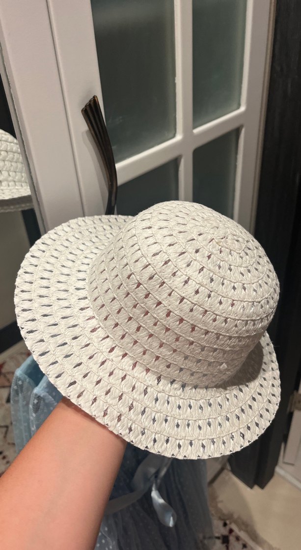 Uzun Kollu Mavi Kız Çocuk Elbisesi - Görsel 5