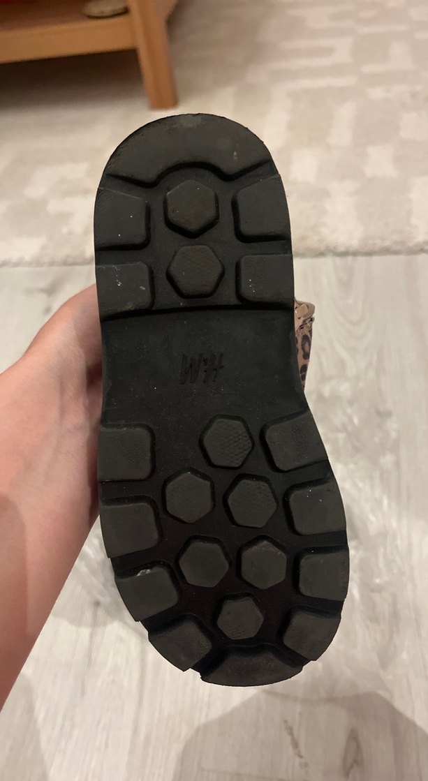 Kürklü Leopar Desenli Yüksek Topuklu Bot - Görsel 4