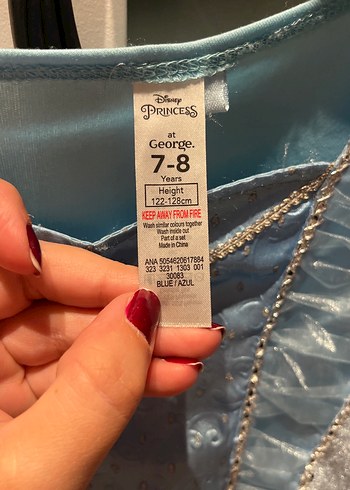 Mavi Bohem Çocuk Kostümü - Görsel 6