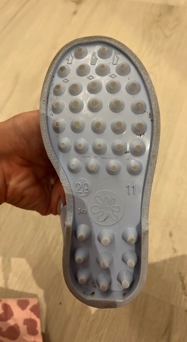 Mavi kız Çocuk Tokalı Terlik - Görsel 2