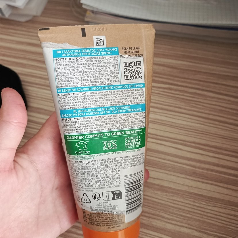 Garnier Ambre Solaire SPF 50+ Hassas Cilt Koruyucu Süt - Görsel 3