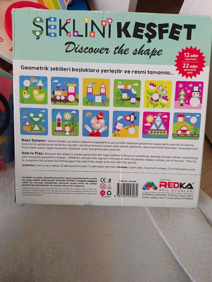 Kumtoys Şeklini Keşfet Eğitici Oyuncak - Görsel 2