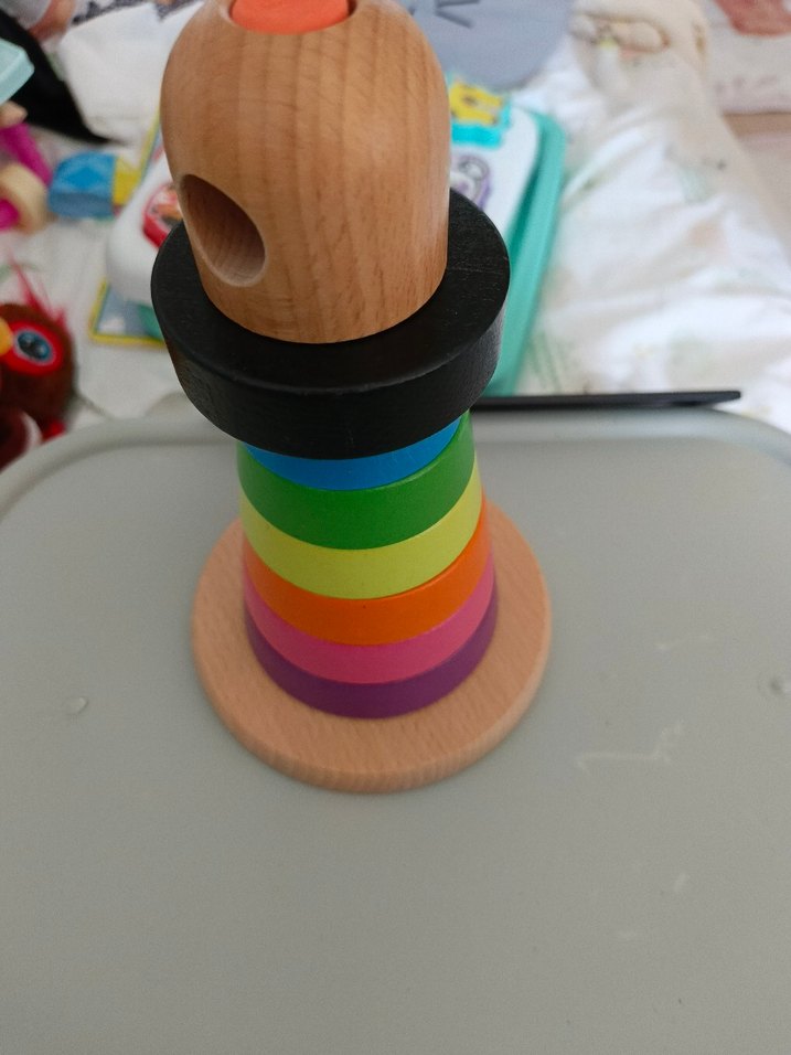 İkea piramit oyuncak - Görsel 4