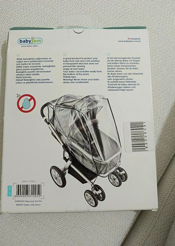 BabyJem Bebek Arabası Yağmurluğu - Görsel 2