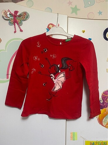Benetton Çocuk U.C.Benetton kırmızı tişört