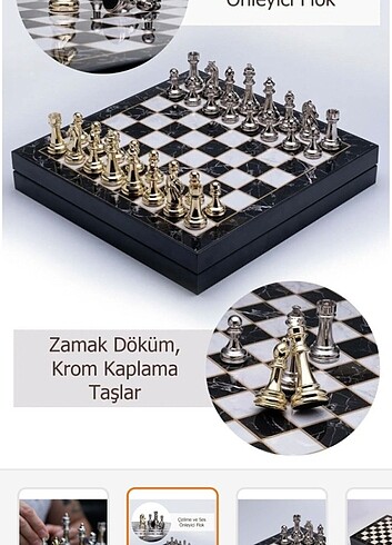  Beden Demir döküm Satranç takımı