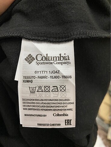 xl Beden siyah Renk Columbia Sweat