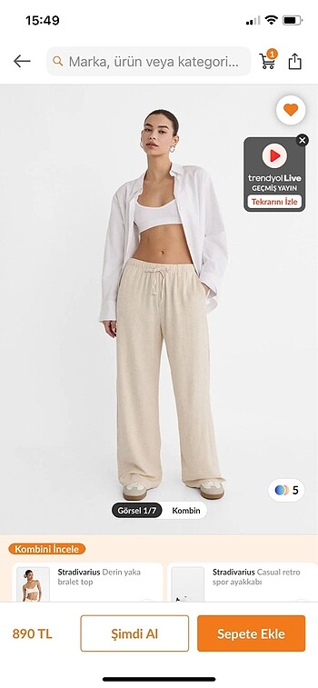 m Beden @stradivarius