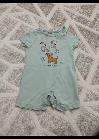 LCW Kısa Kollu Pamuklu Erkek Bebek Tulum - Görsel 3