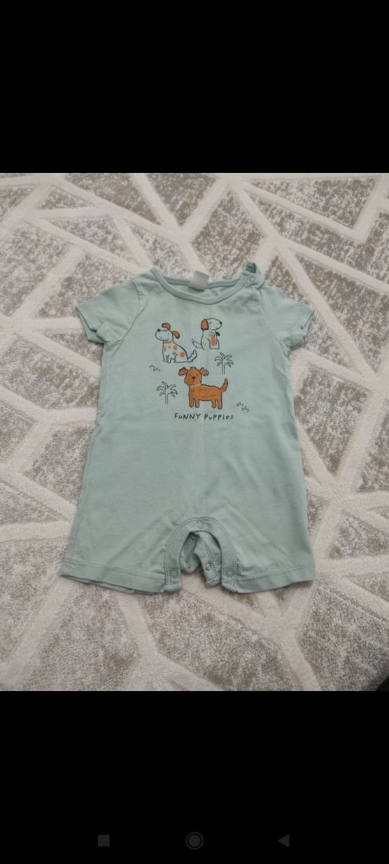 LCW Kısa Kollu Pamuklu Erkek Bebek Tulum - Görsel 3