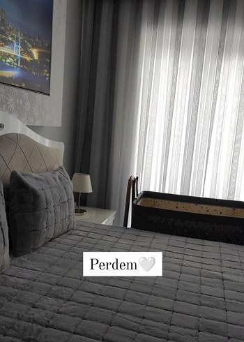 Gri Kareli Yatak Örtüsü - Görsel 2