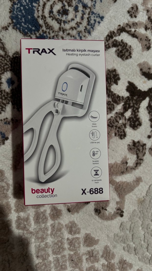 TRAX Isıtmalı Kirpik Kıvırıcı Beyaz - Görsel 2