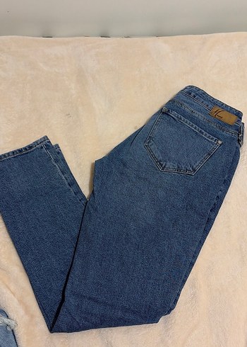 Mavi incili taşlı parıltılı Kadın Jean Pantolon - Görsel 6