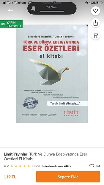 Yks edebiyat eser özetleri