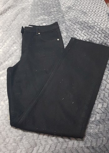 Zara Tasli Jean Pantolon