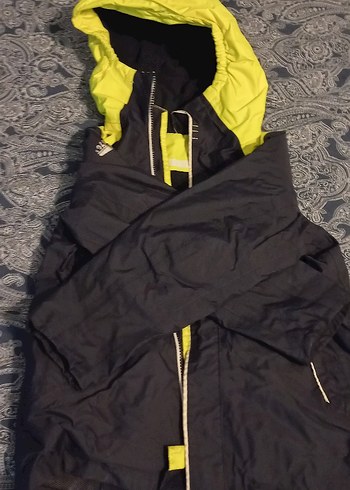 Erkek Çocuk Sarı Siyah Fermuarlı Ceket - Görsel 3