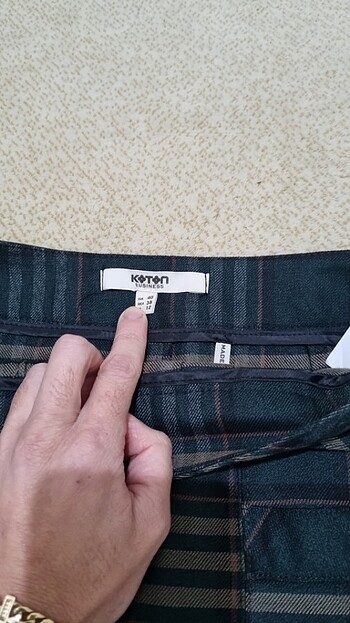 40 Beden Kadın pileli mini etek