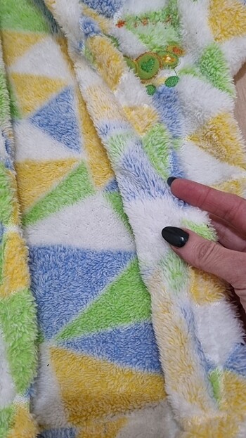 Bebek bornoz ve battaniye takımı - Görsel 4