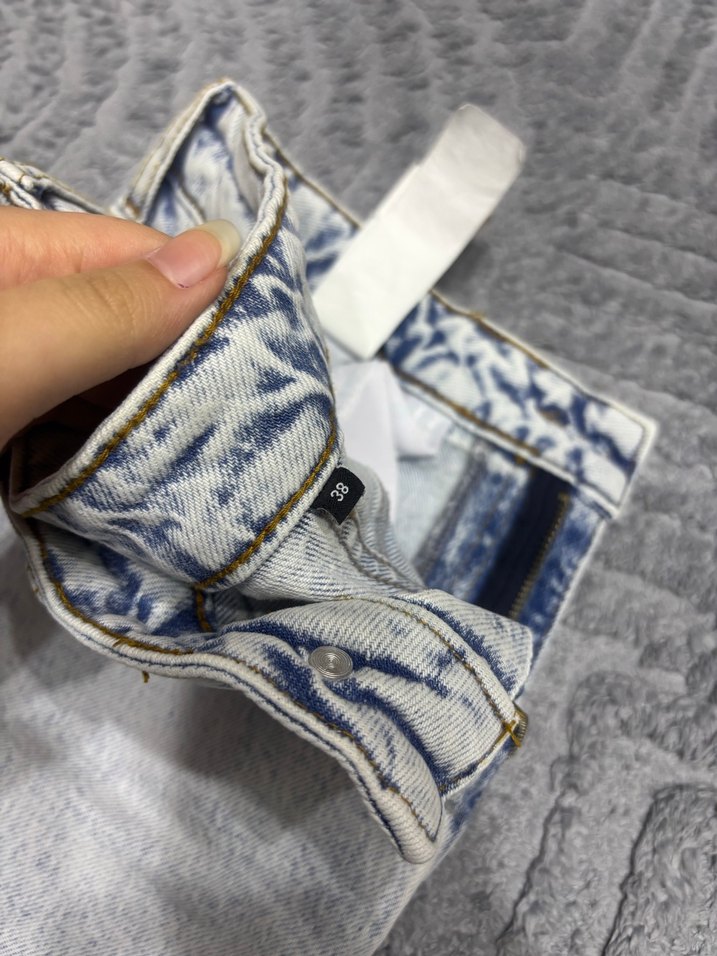 Kadın Bol Kesim Denim Midi Jean - Görsel 2