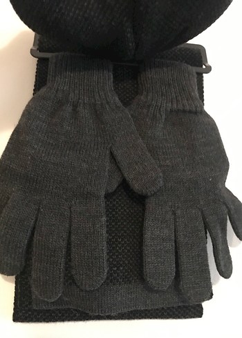 Kiğılı atkı-bere-eldiven takımı - Görsel 6