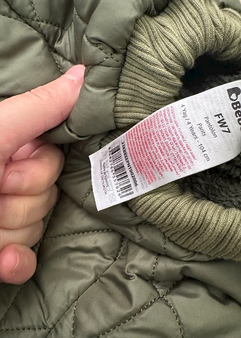 Çocuk unisex kışlık pantolon - Görsel 4