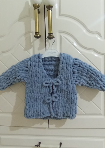 bebek puffy hırka - Görsel 5