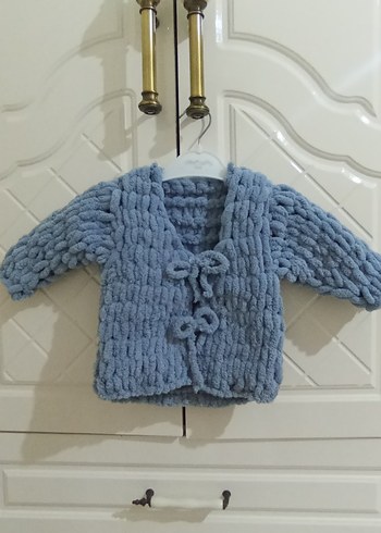 bebek puffy hırka - Görsel 3