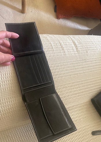 Siyah Minimalist Erkek Cüzdanı suni deri - Görsel 3