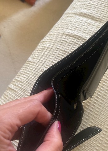 Siyah Minimalist Erkek Cüzdanı suni deri - Görsel 4