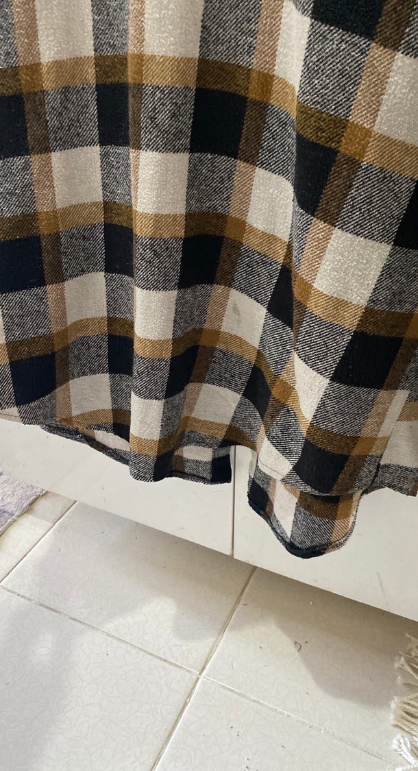 Düğmeli Kareli unısex oduncuGömlek - Görsel 3