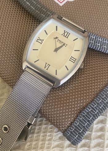 Vintage Tarz Gri Kadın Saat - Görsel 2