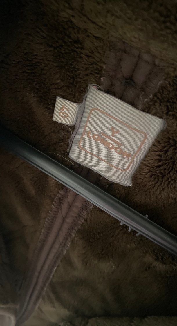 Düğmeli Kahverengi Süet Kadın Ceket - Görsel 2