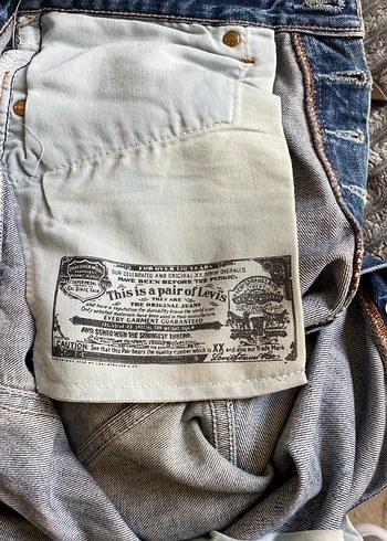 Erkek orijinal Vintage Denim Jean501 - Görsel 5